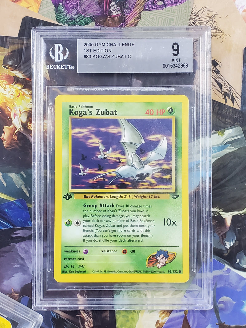 Koga's Zubat Graded CGC 9