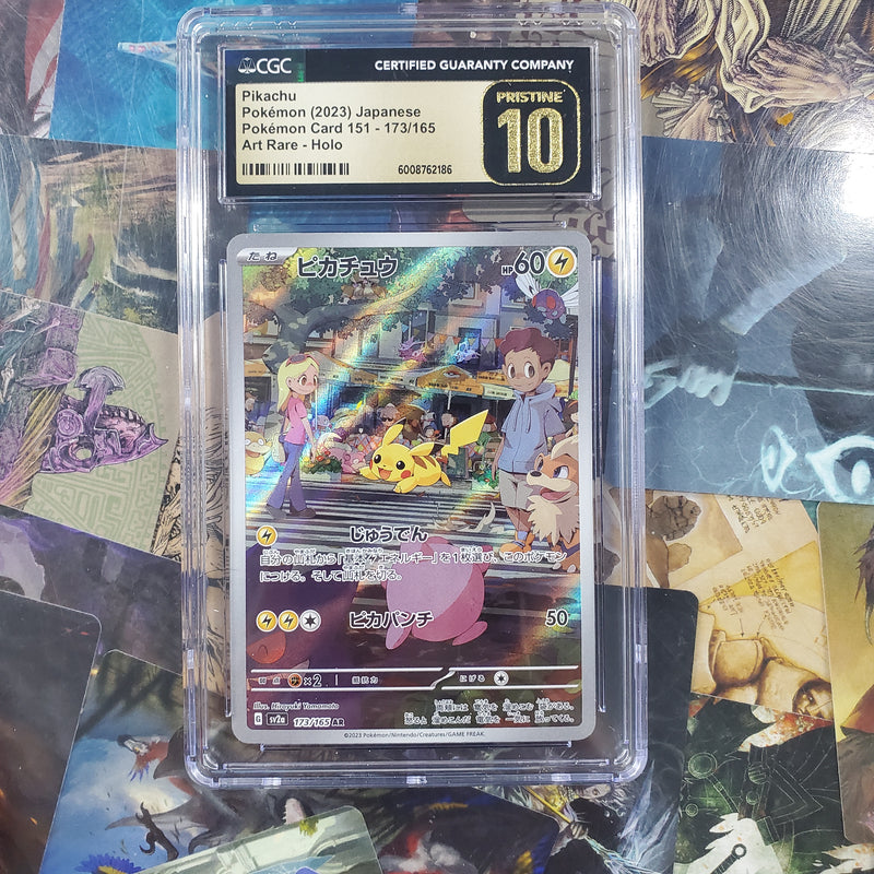 Pikachu JP CGC Graded 10