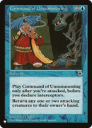 Command of Unsummoning [The List]