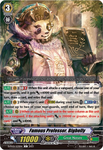 Famous Professor, Bigbelly (D-PV01/123EN) [History Collection]