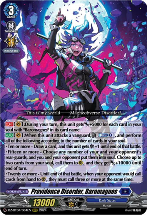 Providence Disorder, Baromagnes (DZ-BT04/004EN) [Destined Showdown]