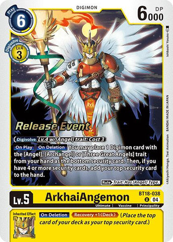 ArkhaiAngemon [BT18-038] [Release Special Booster Ver.2.0 Promos]
