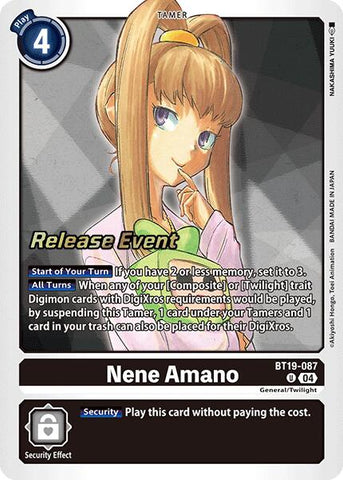 Nene Amano [BT19-087] [Release Special Booster Ver.2.0 Promos]