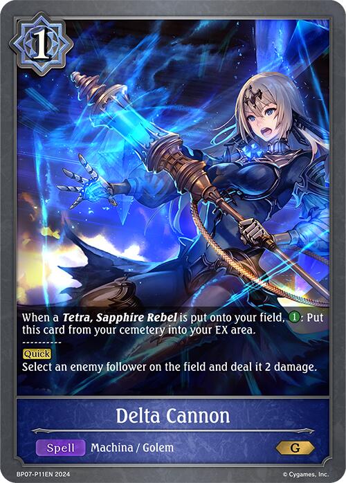 Delta Cannon - P11EN (Foil) (BP07-P11EN) [Verdant Steel]