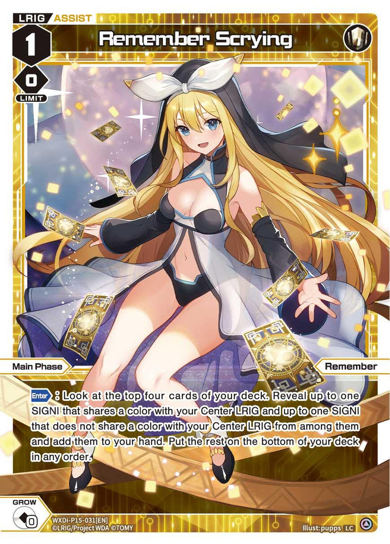 Remember Scrying (WXDi-P15-031[EN]) [Divisions DIVA]