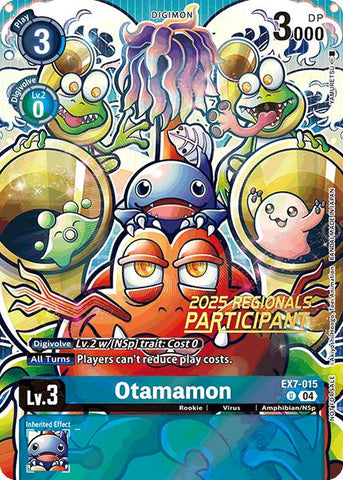 Otamamon [EX7-015] (2025 Regionals Participant) [Digimon LIBERATOR Promos]