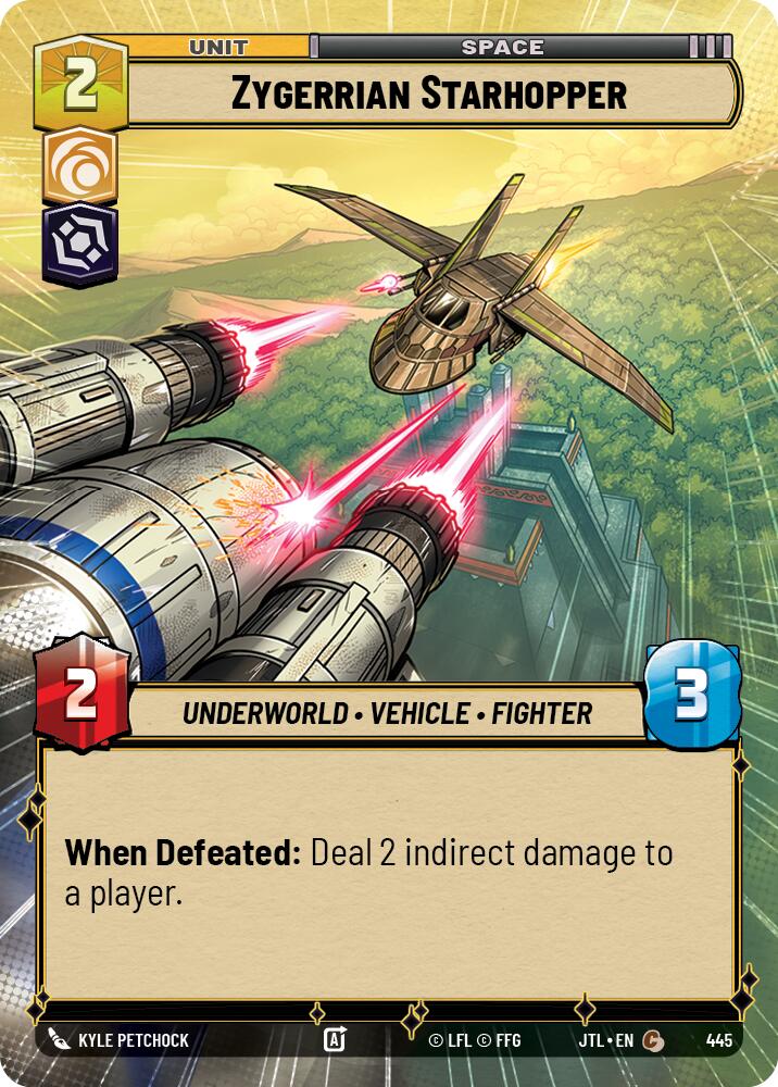 Zygerrian Starhopper (445) (Hyperspace) (445) [Jump to Lightspeed]