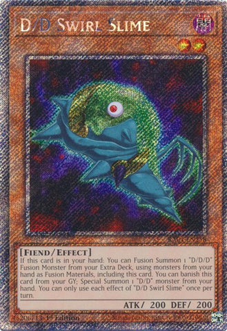 D/D Swirl Slime [RA04-EN258] Platinum Secret Rare