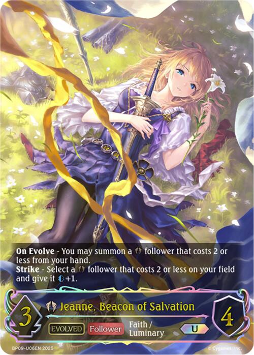 Jeanne, Beacon of Salvation (U) (BP09-U06EN) [Duet of Dawn and Dusk]