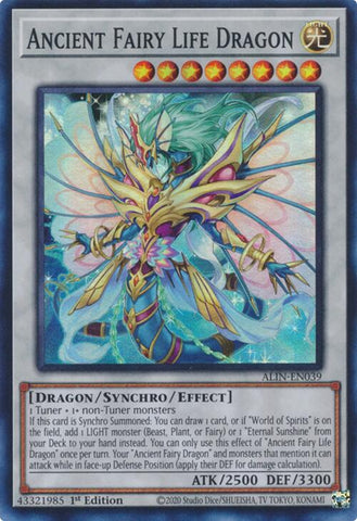 Ancient Fairy Life Dragon [ALIN-EN039] Super Rare