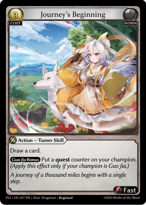 Journey's Beginning (057) [Promotional Cards]