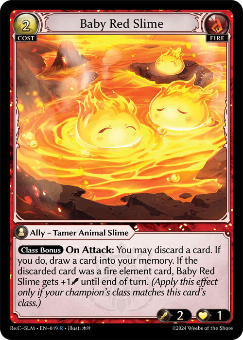 Baby Red Slime (019) [Silvie Re:Collection, Slime Sovereign Lite]