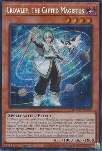 Crowley, the Gifted Magistus [BLMM-EN044] Secret Rare
