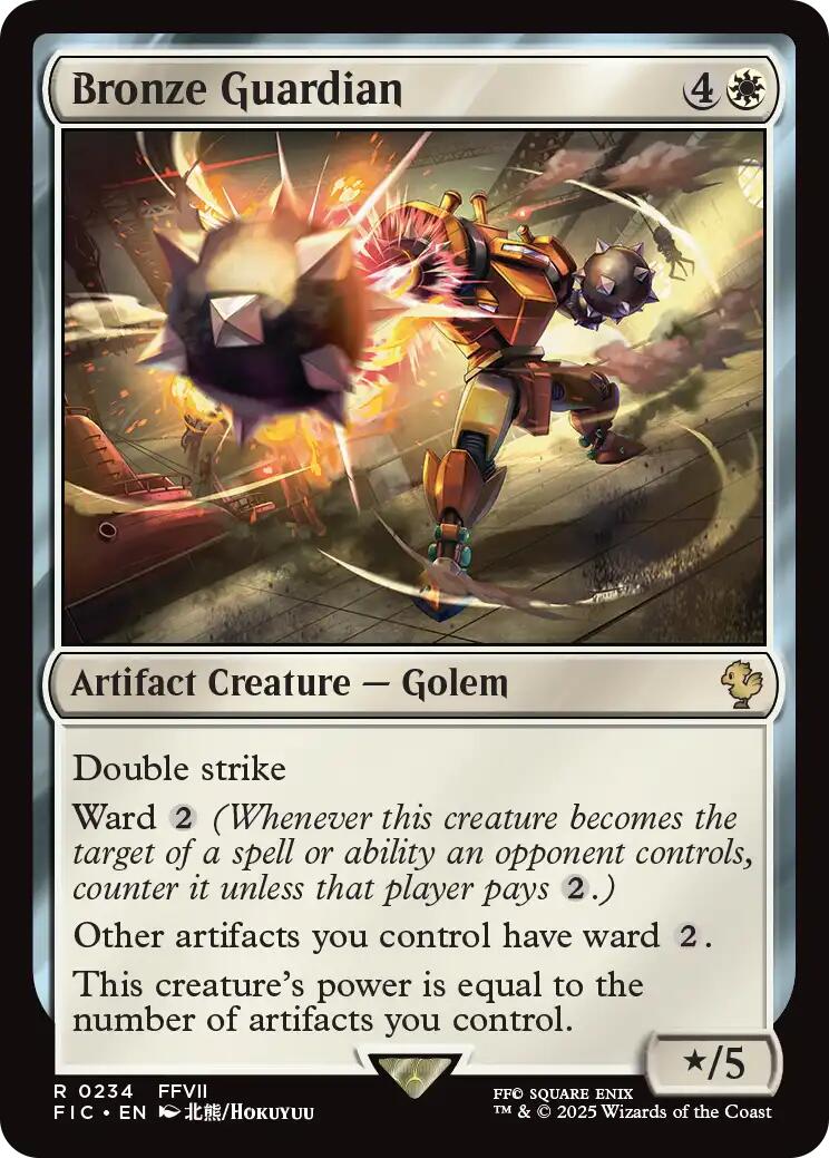 Bronze Guardian (Surge Foil) [FINAL FANTASY Commander]