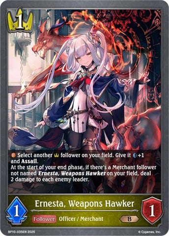 Ernesta, Weapons Hawker (BP10-035EN) [Gods of the Arcana]