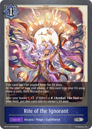 Rite of the Ignorant (BP10-047EN) [Gods of the Arcana]
