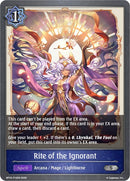 Rite of the Ignorant - P12 (Foil) (BP10-P12EN) [Gods of the Arcana]