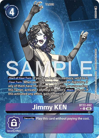 Jimmy KEN [BT22-092] (Alternate Art) [Cyber Eden]
