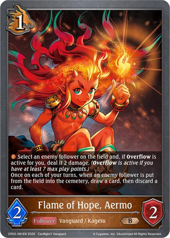 Flame of Hope, Aermo (CP03-081EN) [Cardfight!! Vanguard]