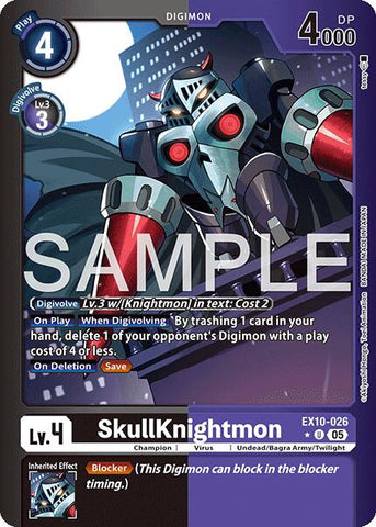 SkullKnightmon [EX10-026] (Limited Foil) [Sinister Order]