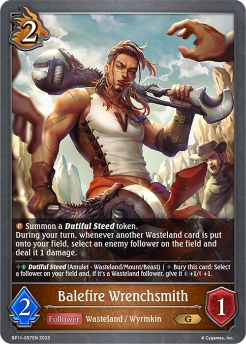Balefire Wrenchsmith (BP11-057EN) [Bullet of Fate]