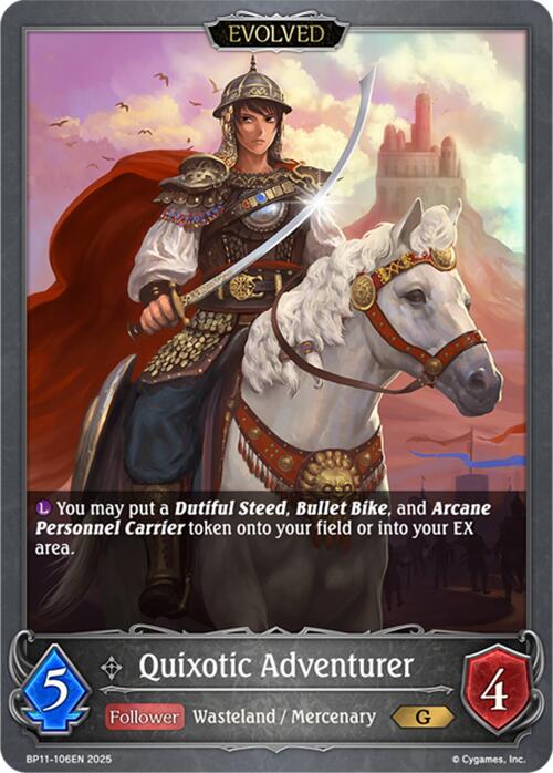 Quixotic Adventurer (Evolved) (BP11-106EN) [Bullet of Fate]