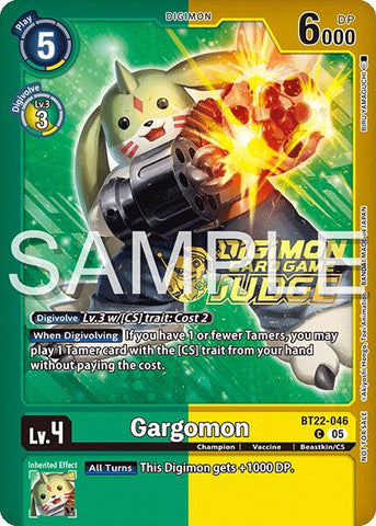 Gargomon [BT22-046] (Judge Pack 2025 Wave 2) [Cyber Eden]