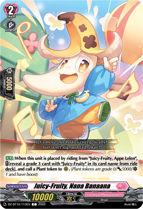 Juicy-Fruity, Nana Banaana (DZ-BT10/113EN) [Dragonsoul Resonance]