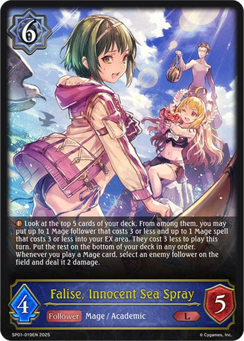 Falise, Innocent Sea Spray (SP01-019EN) [Seaside Memories]