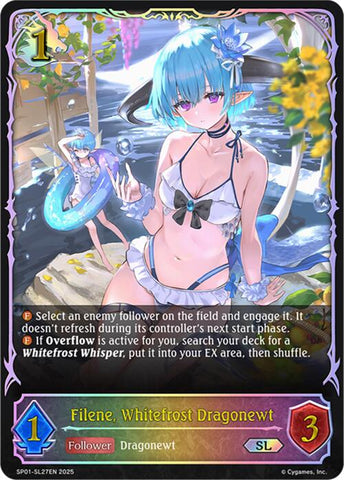 Filene, Whitefrost Dragonewt (SL) (SP01-SL27EN) [Seaside Memories]