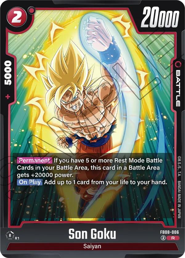 Son Goku (FB08-006) [Saiyan's Pride]