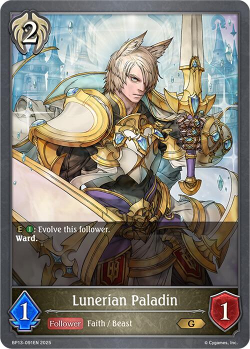 Lunerian Paladin (BP13-091EN) [Dominion of Darkness]