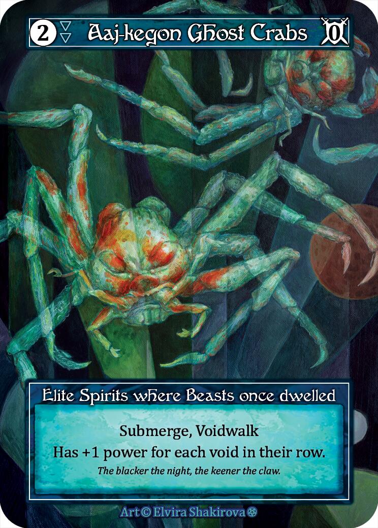 Aaj-kegon Ghost Crabs (Foil) [Gothic]