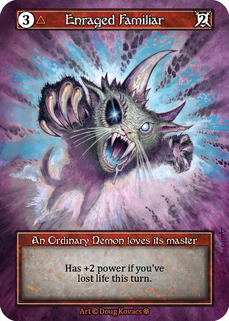 Enraged Familiar (Foil) [Gothic]