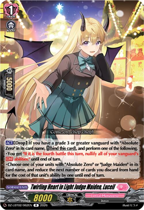 Twirling Heart in Light Judge Maiden, Luceil (DZ-LBT02/062EN) [Lyrical Monasterio Season of Wonders]