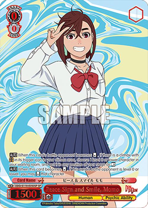 Peace Sign and Smile, Momo [DANDADAN]