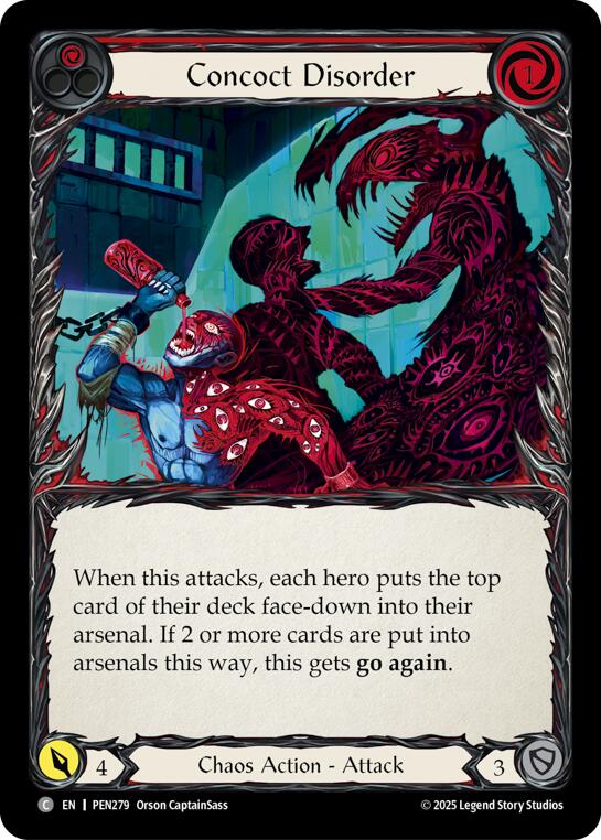 Concoct Disorder (Red) (Regular) [PEN279] (Compendium of Rathe)
