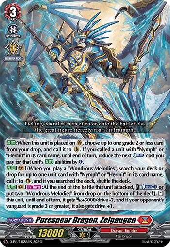 Purespear Dragon, Zalgaugen (D-PR/1028EN) [D Promo Cards]