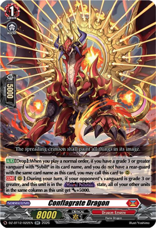 Conflagrate Dragon (DZ-BT12/022EN) [Chasm of Lost Souls]