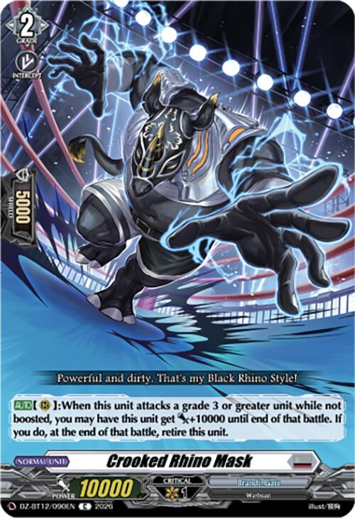 Crooked Rhino Mask (DZ-BT12/090EN) [Chasm of Lost Souls]