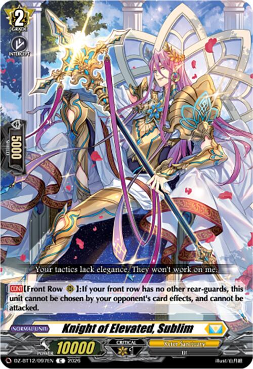 Knight of Elevated, Sublim (DZ-BT12/097EN) [Chasm of Lost Souls]