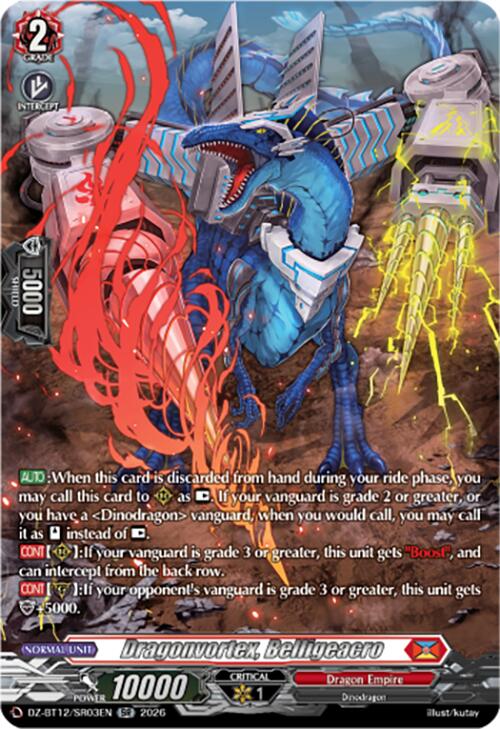 Dragonvortex, Belligeacro (DZ-BT12/SR03EN) [Chasm of Lost Souls]