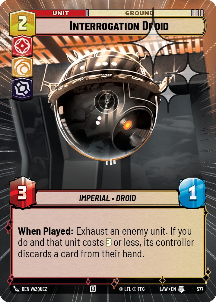 Interrogation Droid (339) (Hyperspace Foil) (339) [A Lawless Time]