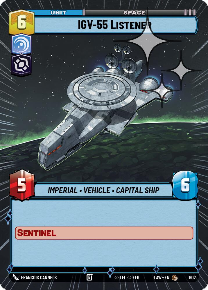 IGV-55 Listener (364) (Hyperspace Foil) (364) [A Lawless Time]