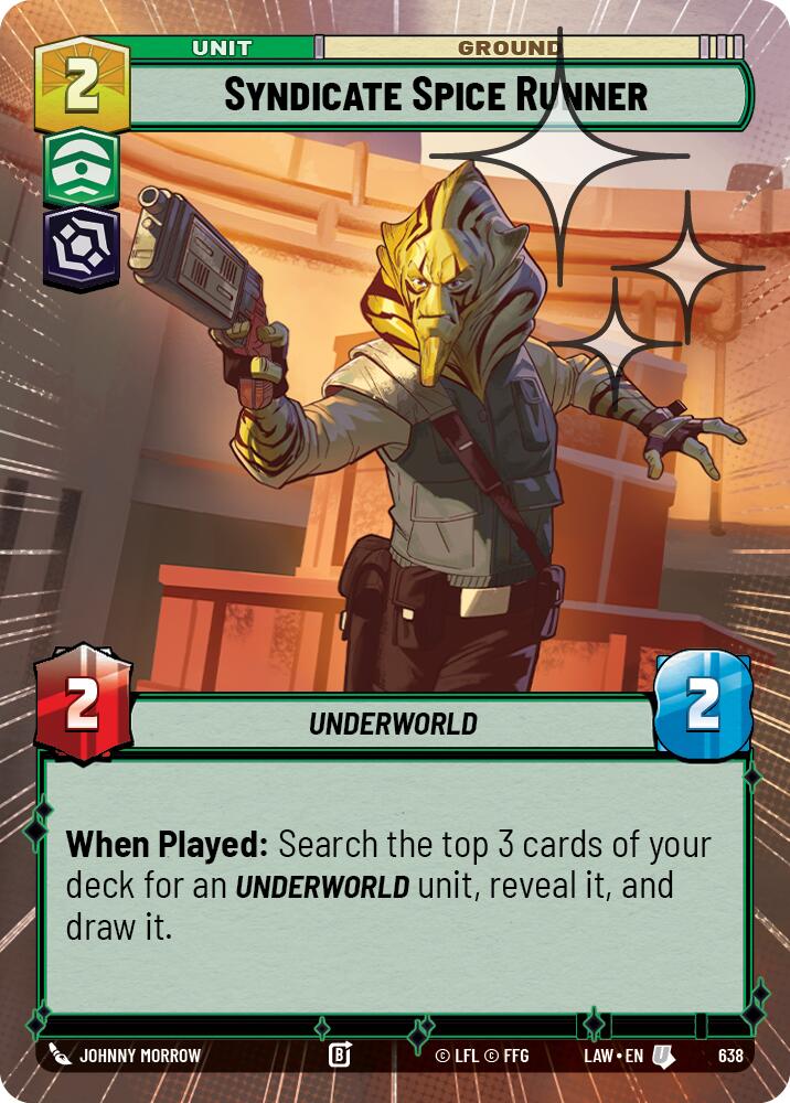 Syndicate Spice Runner (400) (Hyperspace Foil) (400) [A Lawless Time]
