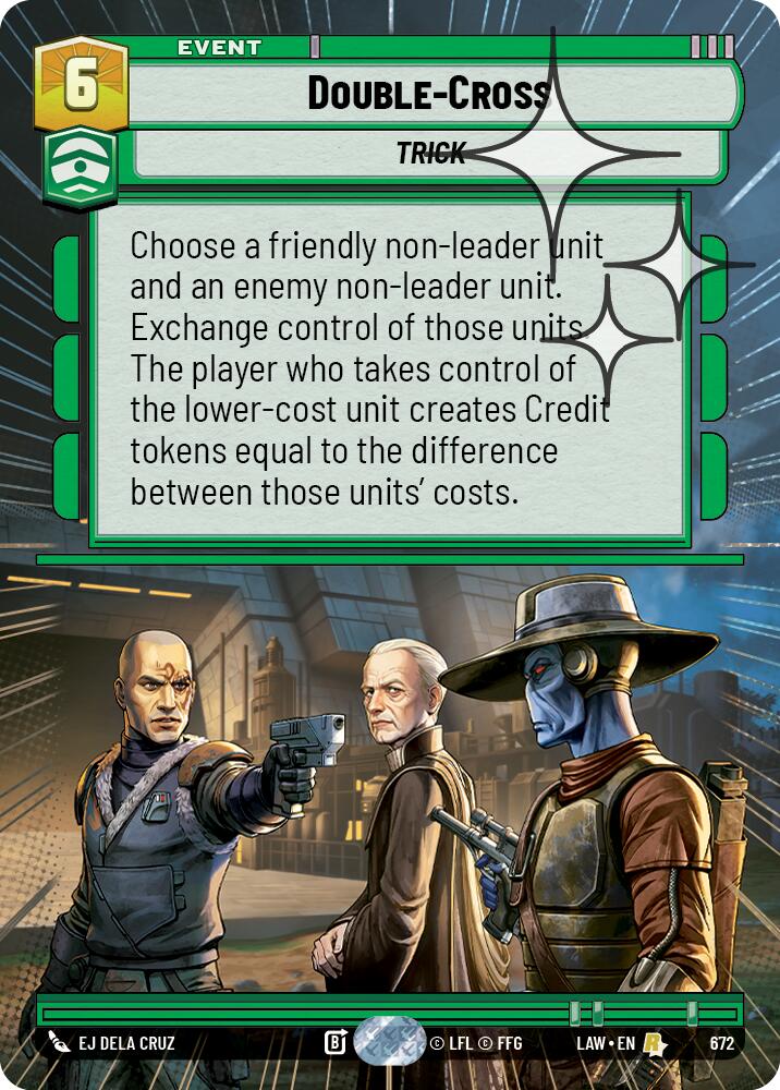 Double-Cross (434) (Hyperspace Foil) (434) [A Lawless Time]