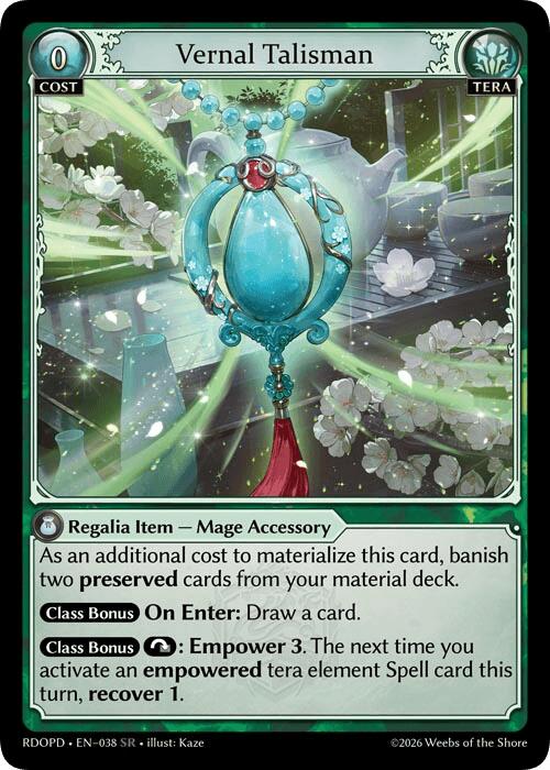 Vernal Talisman (038) [Radiant Origins: Pantheon]