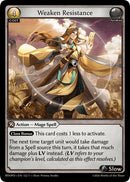 Weaken Resistance (122) [Radiant Origins: Pantheon]