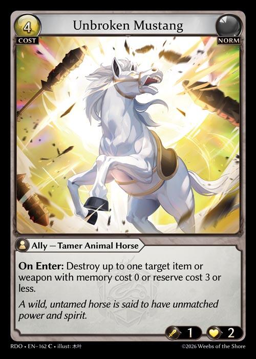 Unbroken Mustang (162) [Radiant Origins]