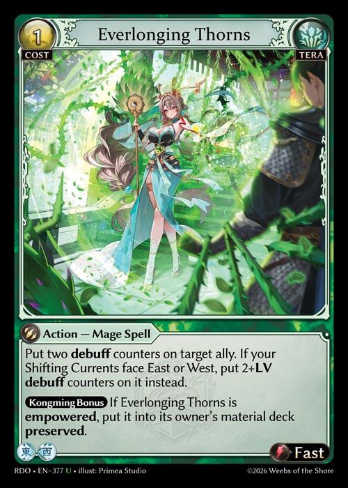 Everlonging Thorns (Curio Foil) (377) [Radiant Origins]